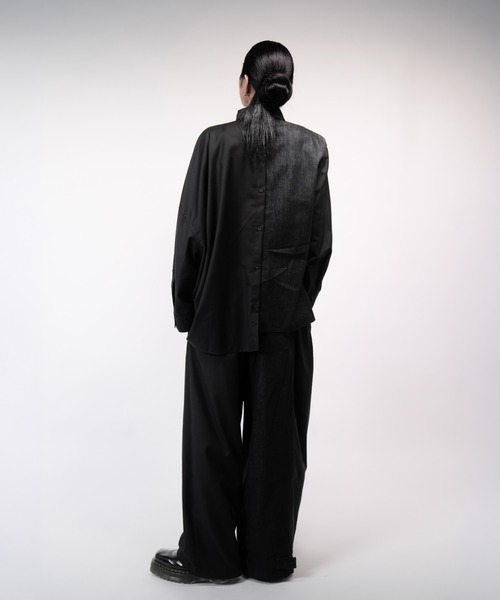 Ruze(ルゼ)の「Asymmetry denim docking PT/アシンメトリーデニムドッキングパンツ(デニムパンツ・メンズ・ブラック・MEDIUM/LARGE)」の19枚目の写真