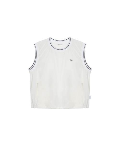 NITINA（ニティナ）の「シャーリングベスト WH（ベスト・レディース・ホワイト・SMALL/MEDIUM）」の8枚目の写真