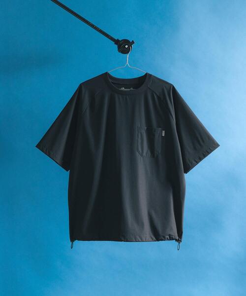 URBAN RESEARCH Sonny Label(アーバンリサーチサニーレーベル)の「BREEZE FIT クルーネックTシャツ(Tシャツ/カットソー・メンズ・ブラック/チャコールグレー/ネイビー・MEDIUM/LARGE/X-LARGE)」の2枚目の写真
