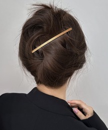 IRADOWL | スクエアシンプルロングバレッタ(バレッタ/ヘアクリップ)