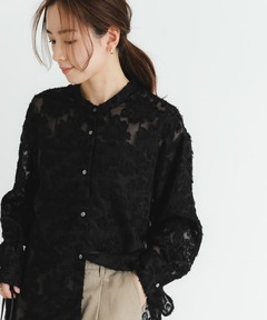 CLEL】Basic/Spray Rib Knit Short Sleeve Shirt Cardigan