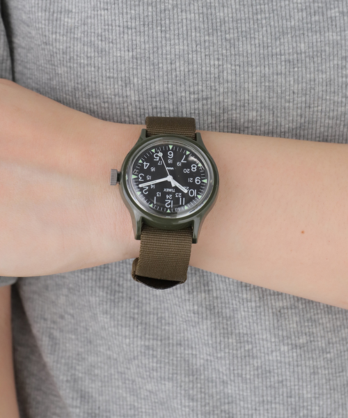 TIMEX(タイメックス)の「TIMEX Original Camper tx-tw2p88400(アナログ腕時計・レディース・ライトグリーン・FREE)」の3枚目の写真