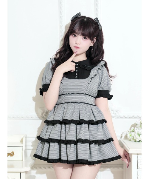 NOEMIE ドーリーフリルヨークティアードワンピース ドーリーフリルヨークティアードワンピース（ワンピース）｜NOEMIE