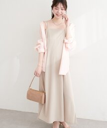 natural couture（ナチュラルクチュール）の「カットジョーゼットキャミワンピース（ワンピース）」