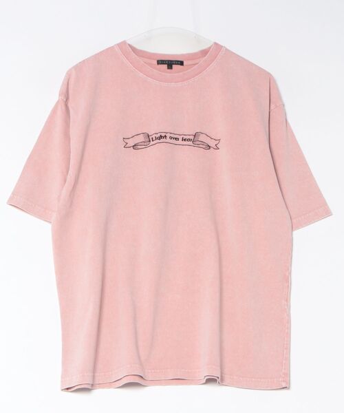 8(eight)(エイト)の「エンジェル刺繍加工Tシャツ(Tシャツ/カットソー・メンズ・ホワイト/ピンク/チャコール・MEDIUM/LARGE)」の3枚目の写真