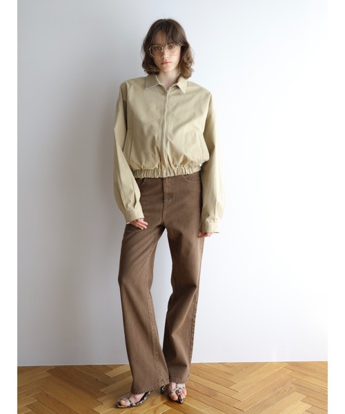 miies miim(ミーエスミーム)の「reversible short blouson(ブルゾン・レディース・ベージュ/ピンク・FREE)」の19枚目の写真