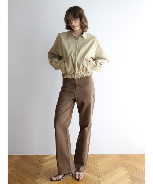 miies miim(ミーエスミーム)の「reversible short blouson(ブルゾン・レディース・ベージュ/ピンク・FREE)」の17枚目の写真