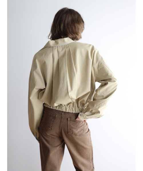 miies miim(ミーエスミーム)の「reversible short blouson(ブルゾン・レディース・ベージュ/ピンク・FREE)」の12枚目の写真