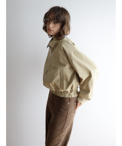 miies miim(ミーエスミーム)の「reversible short blouson(ブルゾン・レディース・ベージュ/ピンク・FREE)」の10枚目の写真