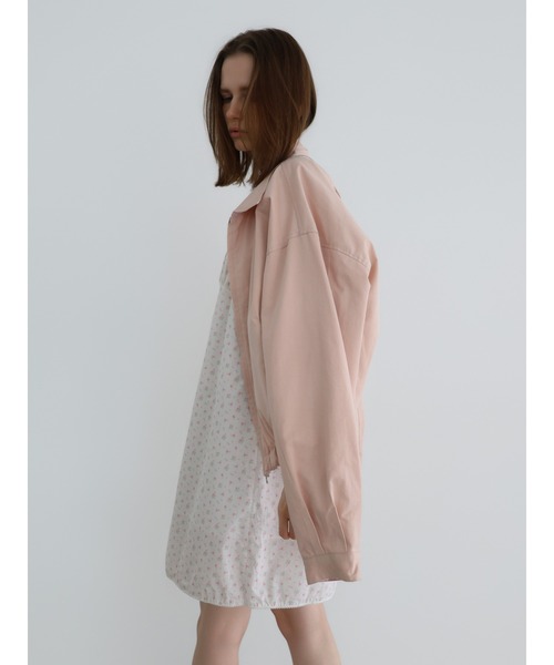 miies miim(ミーエスミーム)の「reversible short blouson(ブルゾン・レディース・ベージュ/ピンク・FREE)」の7枚目の写真