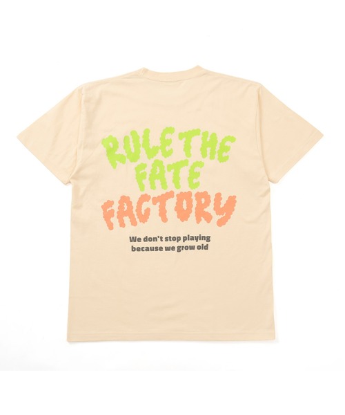 RULE THE FATE（ルールザフェイト）の「RTF FLUFFY TEE/フラッフィーTシャツ（Tシャツ/カットソー・メンズ・ベージュ/ブラック・2/1/0）」の7枚目の写真