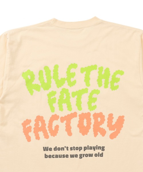RULE THE FATE（ルールザフェイト）の「RTF FLUFFY TEE/フラッフィーTシャツ（Tシャツ/カットソー・メンズ・ベージュ/ブラック・2/1/0）」の9枚目の写真