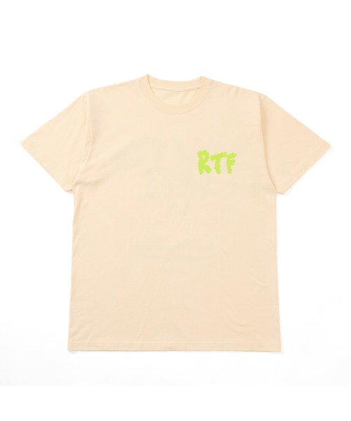 RULE THE FATE（ルールザフェイト）の「RTF FLUFFY TEE/フラッフィーTシャツ（Tシャツ/カットソー・メンズ・ベージュ/ブラック・2/1/0）」の5枚目の写真
