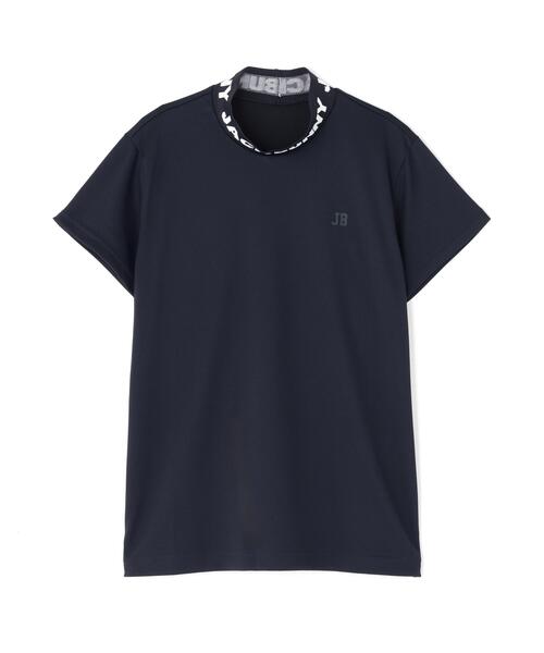 Jack Bunny!!(ジャックバニー)の「【Jack Bunny!!】ロゴジャガード半袖モックネックカットソー(Tシャツ/カットソー・レディース・ネイビー/ホワイト・SMALL/MEDIUM/LARGE)」の9枚目の写真