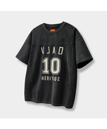 VLAD ターンオーバーアートワークロゴラグビーシャツ半袖Tシャツ_3 COLOR