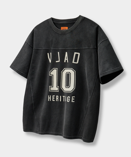 DIMITRI BLACK(ディミトリブラック)の「VLAD ターンオーバーアートワークロゴラグビーシャツ半袖Tシャツ_3 COLOR(Tシャツ/カットソー・レディース・ネイビー/ダークグレー/ブラック・LARGE/X-LARGE/MEDIUM)」の22枚目の写真