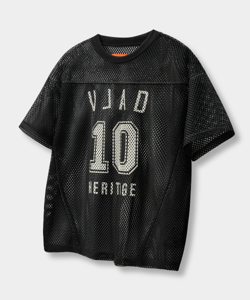 DIMITRI BLACK(ディミトリブラック)の「VLAD ターンオーバーアートワークロゴラグビーシャツ半袖Tシャツ_3 COLOR(Tシャツ/カットソー・レディース・ネイビー/ダークグレー/ブラック・LARGE/X-LARGE/MEDIUM)」の16枚目の写真