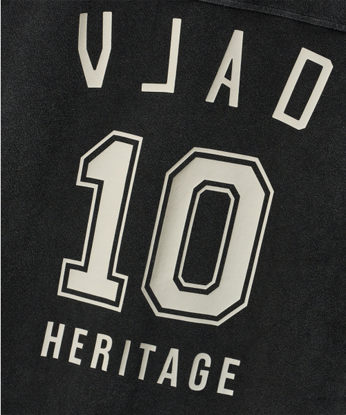 DIMITRI BLACK(ディミトリブラック)の「VLAD ターンオーバーアートワークロゴラグビーシャツ半袖Tシャツ_3 COLOR(Tシャツ/カットソー・レディース・ネイビー/ダークグレー/ブラック・LARGE/X-LARGE/MEDIUM)」の7枚目の写真