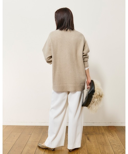 DoCLASSE( ドゥクラッセ)の「ヴィスコースツイル・タックワイドパンツ(その他パンツ・レディース・ホワイト/ベージュ/ミント・11/9)」の7枚目の写真