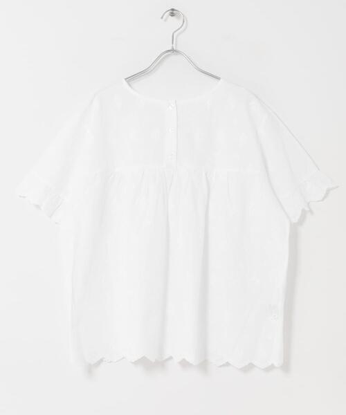 URBAN RESEARCH DOORS（アーバンリサーチドアーズ）の「アイレットレース2wayブラウス（シャツ/ブラウス・レディース・ブラック/ミント/オフホワイト・FREE）」の11枚目の写真