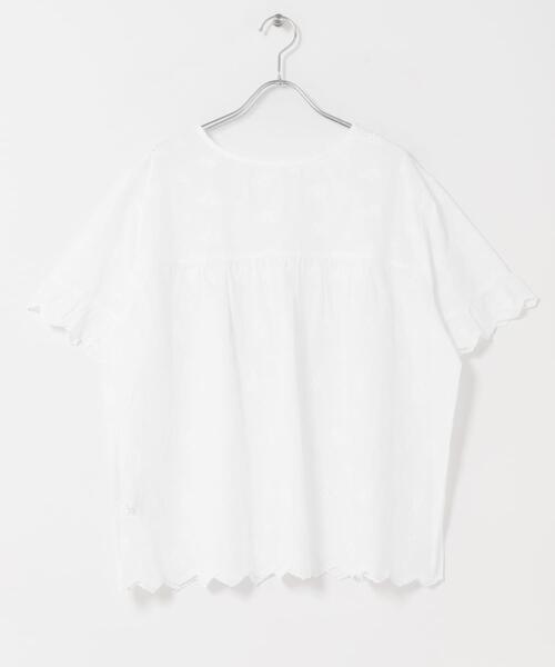 URBAN RESEARCH DOORS（アーバンリサーチドアーズ）の「アイレットレース2wayブラウス（シャツ/ブラウス・レディース・ブラック/ミント/オフホワイト・FREE）」の13枚目の写真