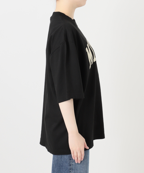 is-ness(イズネス)の「ISNESS MUSIC/イズネス ミュージック MINIMAL Tシャツ(Tシャツ/カットソー・レディース・ブラック・SMALL)」の4枚目の写真