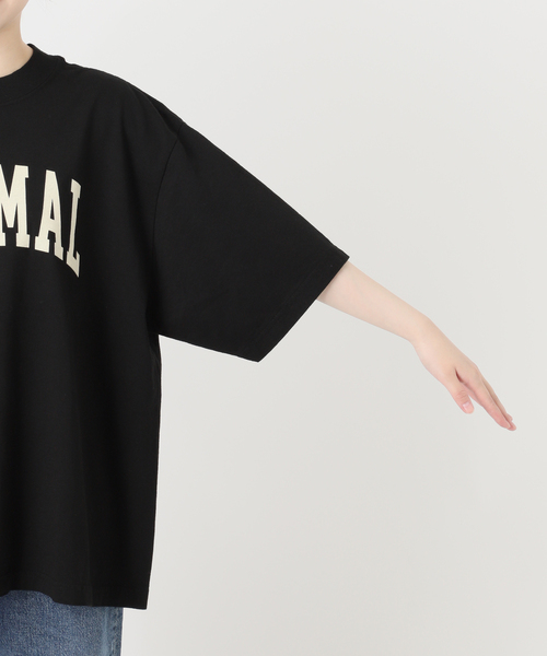 is-ness(イズネス)の「ISNESS MUSIC/イズネス ミュージック MINIMAL Tシャツ(Tシャツ/カットソー・レディース・ブラック・SMALL)」の5枚目の写真