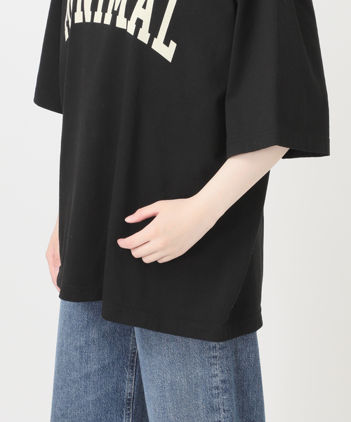 is-ness(イズネス)の「ISNESS MUSIC/イズネス ミュージック MINIMAL Tシャツ(Tシャツ/カットソー・レディース・ブラック・SMALL)」の6枚目の写真