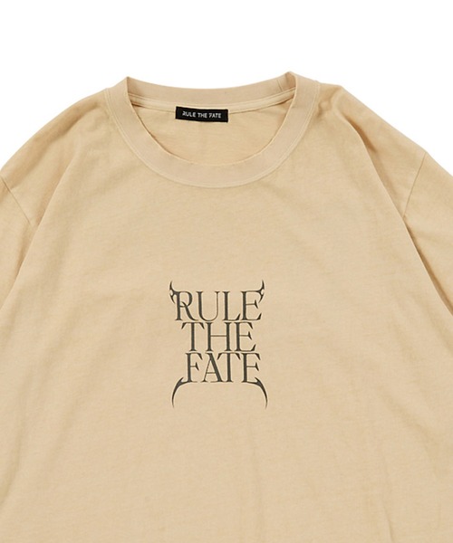 RULE THE FATE(ルールザフェイト)の「RTF HELLFIRE LONG SLEEVE TEE/ヘルファイアーロングスリーブティー(Tシャツ/カットソー・メンズ・ベージュ/ブラック・2/1)」の7枚目の写真
