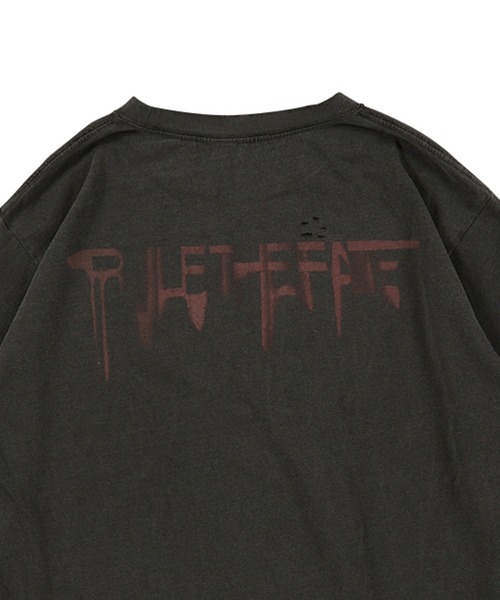 RULE THE FATE(ルールザフェイト)の「RTF HELLFIRE LONG SLEEVE TEE/ヘルファイアーロングスリーブティー(Tシャツ/カットソー・メンズ・ベージュ/ブラック・2/1)」の5枚目の写真