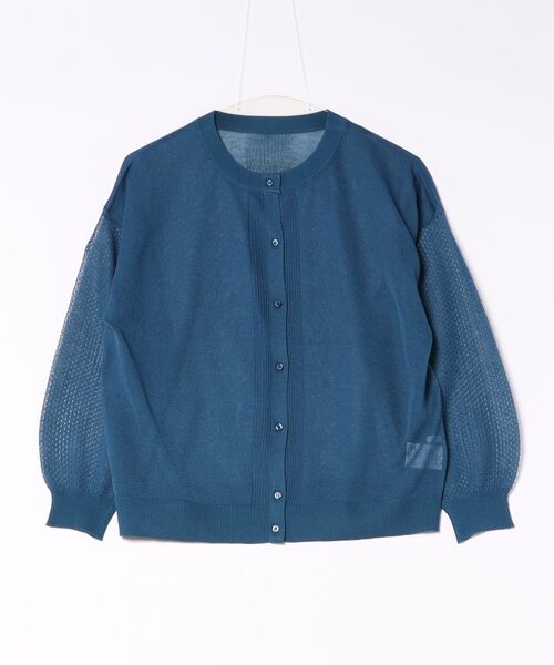 Cepica（セピカ）の「強燃メッシュスリーブカーディガン（カーディガン/ボレロ・レディース・レッド/ブラック/ブルー・FREE）」の2枚目の写真