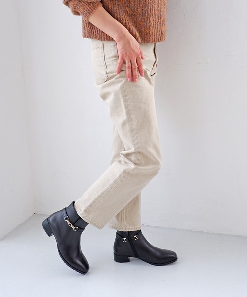 MODE KAORI(モードカオリ)の「【本革】【撥水】【防滑】2WAYベルト付きブーツ/21555(ブーツ・レディース・ダークブラウン/ブラック/グレー・25cm/24.5cm/24cm/23.5cm/23cm/22.5cm)」の12枚目の写真