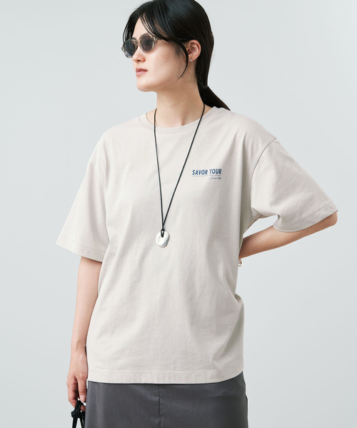 IENA(イエナ)の「《追加》バックロゴツアーTシャツ(Tシャツ/カットソー・レディース・ネイビー/グレー・FREE)」の20枚目の写真