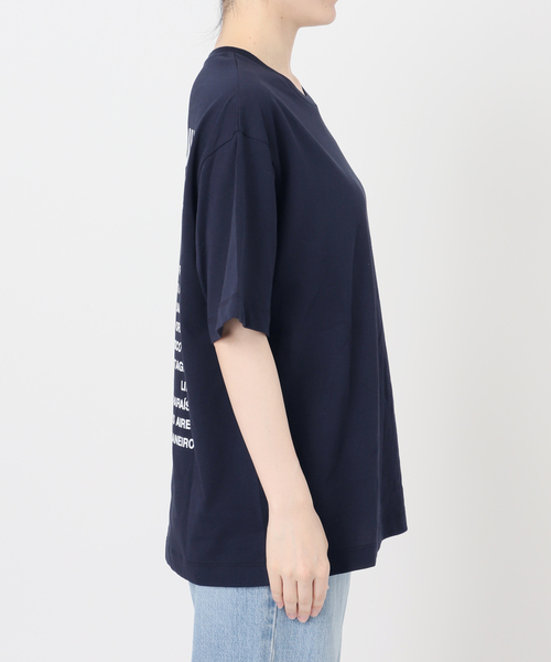 IENA(イエナ)の「《追加》バックロゴツアーTシャツ(Tシャツ/カットソー・レディース・ネイビー/グレー・FREE)」の8枚目の写真