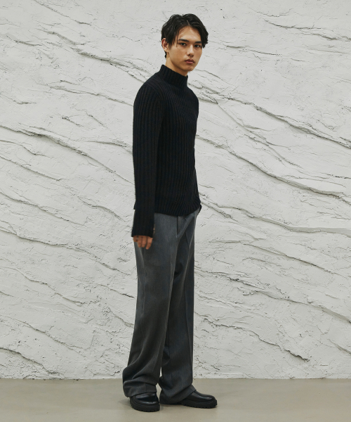 SIGNATURE（シグネチャ）の「ウールライクノータックワイドフィットスラックス[グレー]（スラックス・レディース・その他・X-LARGE/SMALL/MEDIUM）」の7枚目の写真