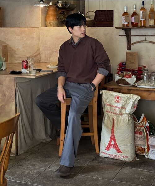 SIGNATURE（シグネチャ）の「ウールライクノータックワイドフィットスラックス[グレー]（スラックス・レディース・その他・X-LARGE/SMALL/MEDIUM）」の17枚目の写真