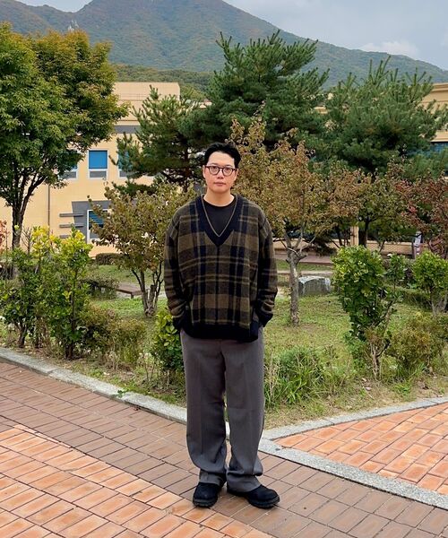 SIGNATURE（シグネチャ）の「ウールライクノータックワイドフィットスラックス[グレー]（スラックス・レディース・その他・X-LARGE/SMALL/MEDIUM）」の18枚目の写真