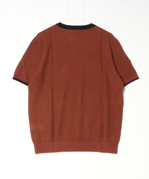BANANA REPUBLIC FACTORY STORE（バナナリパブリック ファクトリーストア）の「BANANA REPUBLIC FACTORY STORE　　コントラストカラーテクスチャードセータートップス（ニット/セーター・メンズ・その他/アイボリー/カーキ・M/L/XL/S）」の4枚目の写真