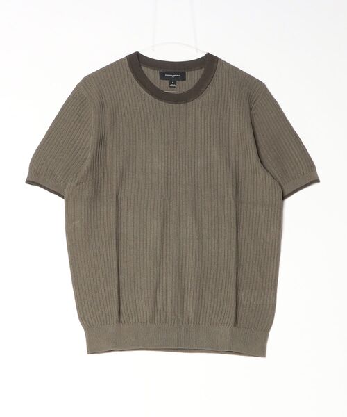 BANANA REPUBLIC FACTORY STORE（バナナリパブリック ファクトリーストア）の「BANANA REPUBLIC FACTORY STORE　　コントラストカラーテクスチャードセータートップス（ニット/セーター・メンズ・その他/アイボリー/カーキ・M/L/XL/S）」の9枚目の写真