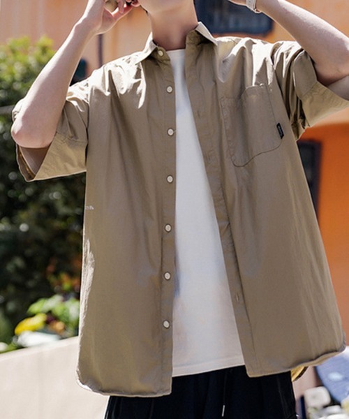 KELVIN(ケルヴァン)の「Urban Light Shirt アーバンライトシャツ(シャツ/ブラウス・メンズ・ベージュ/ネイビー・LARGE/MEDIUM)」の2枚目の写真