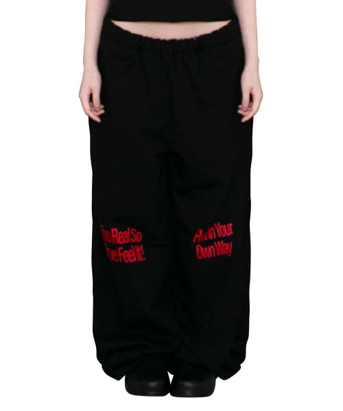 DURTの「MOVE SWEATPANTS (BLACK)(スウェットパンツ・レディース・その他・X-LARGE/LARGE/MEDIUM/SMALL)」の1枚目の写真