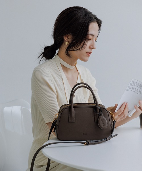 E'POR】TWO BOSTON BAG Mini/撥水・26AW新型（ハンドバッグ）｜E'POR