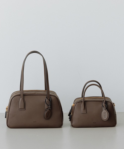 E'POR(エポール)の「【E'POR】TWO BOSTON BAG Mini/撥水・26AW新型(ハンドバッグ・レディース・ダークブラウン/ブラック・FREE)」の18枚目の写真