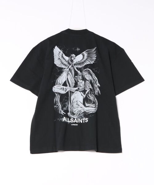ALLSAINTS（オールセインツ）の「SERAPH SHORT SLEEVE GRAPHIC T-SHIRT | SERAPH 半袖 グラフィック Tシャツ（Tシャツ/カットソー・メンズ・ブラック・M/S/XL/L/XS）」の6枚目の写真