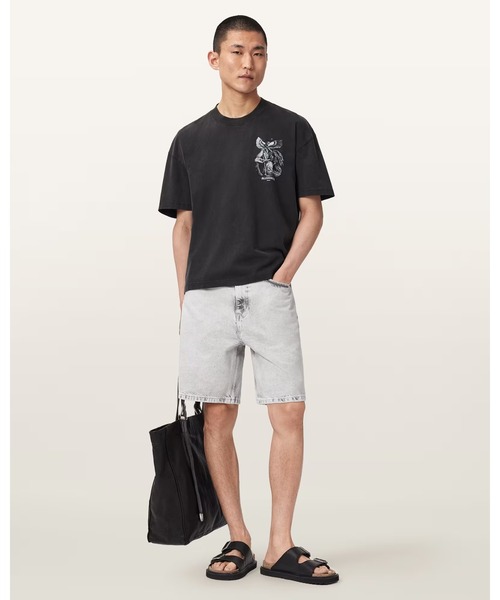 ALLSAINTS（オールセインツ）の「SERAPH SHORT SLEEVE GRAPHIC T-SHIRT | SERAPH 半袖 グラフィック Tシャツ（Tシャツ/カットソー・メンズ・ブラック・M/S/XL/L/XS）」の3枚目の写真