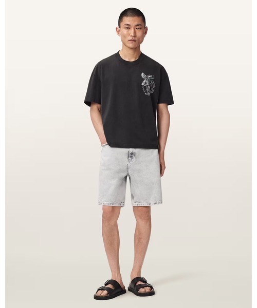 ALLSAINTS（オールセインツ）の「SERAPH SHORT SLEEVE GRAPHIC T-SHIRT | SERAPH 半袖 グラフィック Tシャツ（Tシャツ/カットソー・メンズ・ブラック・M/S/XL/L/XS）」の8枚目の写真