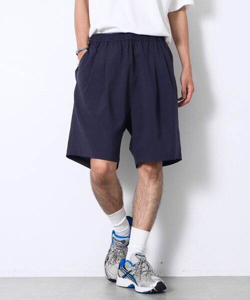 CRAFT STANDARD BOUTIQUE(クラフトスタンダードブティック)の「タックイージーショートパンツ(その他パンツ・メンズ・ライトブラウン/チャコールグレー/ネイビー・L/M)」の11枚目の写真