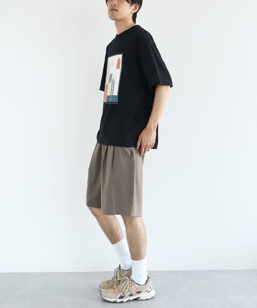 CRAFT STANDARD BOUTIQUE(クラフトスタンダードブティック)の「タックイージーショートパンツ(その他パンツ・メンズ・ライトブラウン/チャコールグレー/ネイビー・L/M)」の21枚目の写真