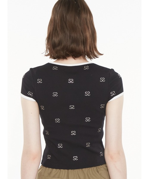 SORIN(ソリン )の「S Motif T-shirt / SモチーフジュエリーTシャツ(Tシャツ/カットソー・レディース・ホワイト/ブラック/グレー/ライラック・38)」の22枚目の写真