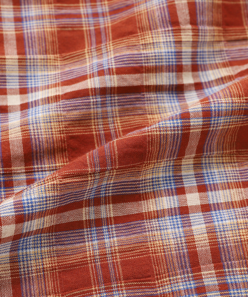 BOTT(ボット)の「BoTT / ボット Gauze S/S Shirt(シャツ/ブラウス・メンズ・ブラウン/ボルドー・LARGE/MEDIUM)」の5枚目の写真